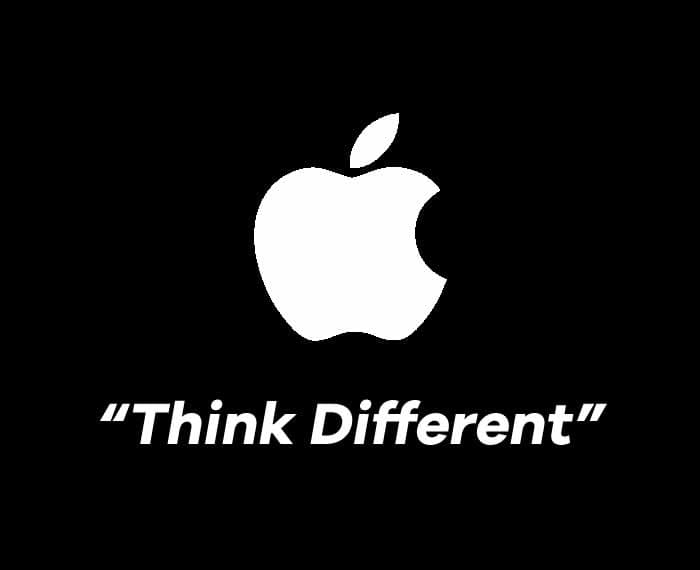 Apple Tagline Slogan - Think Different