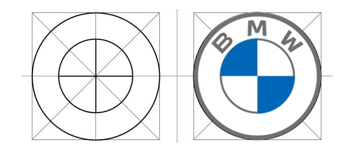 BMW Golden Ratio Grid Layout