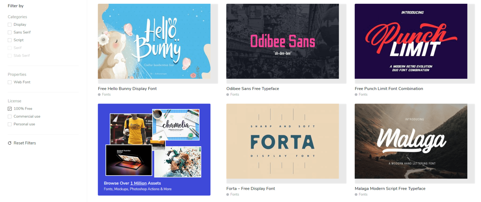 Free Fonts and Graphic Design Resources - Design Essentials - Mockups