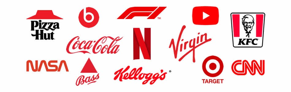 Famous Red Logos - Power, Energy, and Excitement