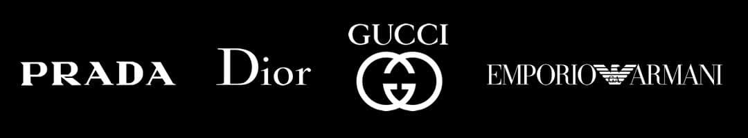 High-End Fashion Brands With Serif Fonts - logo typography rules_Black_White