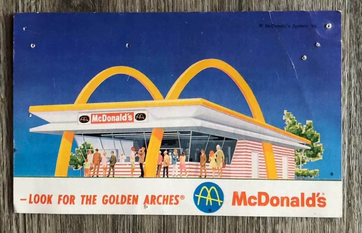 Look for the golden arches - McDonalds