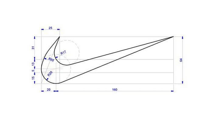 Nike Golden Ratio Logo Grid