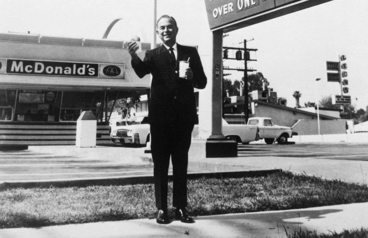 Ray Kroc - McDonalds - History of McDonald's Golden Arches Logo