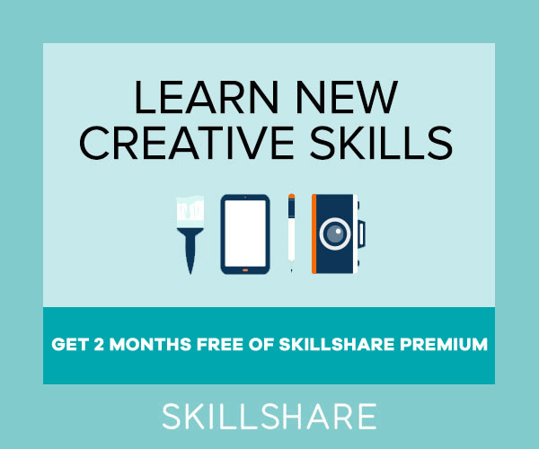 SkillShare - Online Learning, Learn new creative design skills.