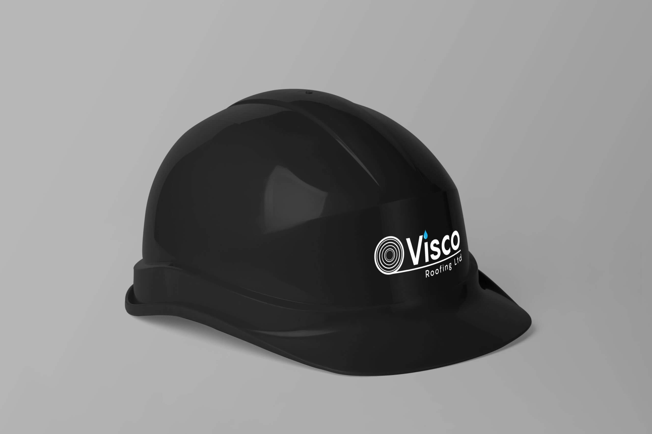 Visco Construction Helmet Black